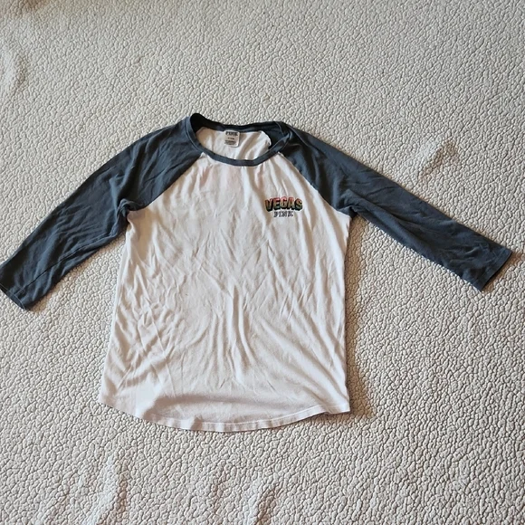 Victoria's Secret Pink Las Vegas Glitter Sequin Bling Top And Shorts Pajama Set - Picture 4 of 11